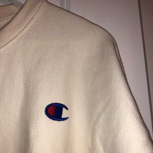 NWT Chalk White Champion Sweatshirt / Crew Neck
